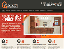 Tablet Screenshot of banksremodeling.com